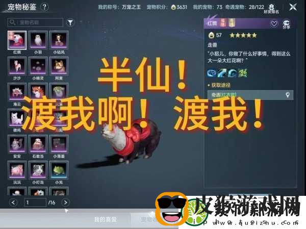 剑3太行道宠物奇遇