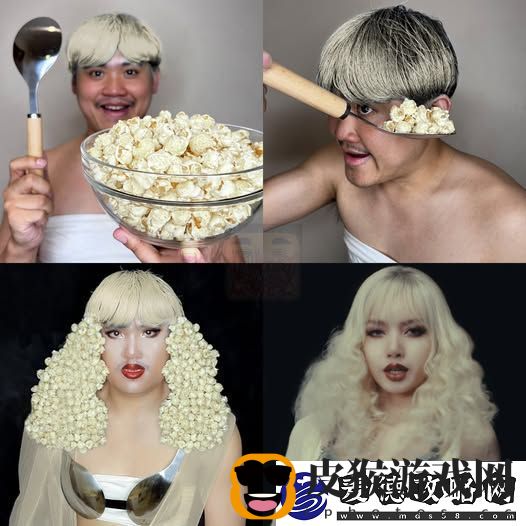 爆米花的妙用被开发了！泰国低成本COS小哥最新作赏