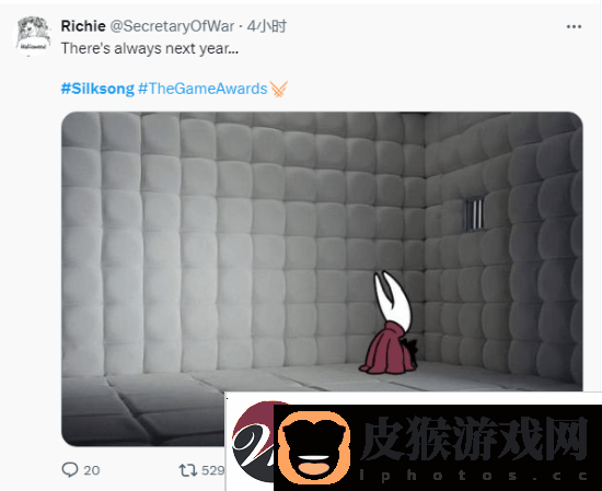 丝之歌再次缺席TGA！五年等待让粉丝陷入绝望